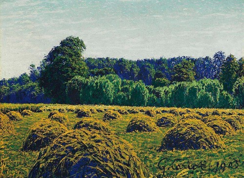 Gustave cariot pile di fieno - :,